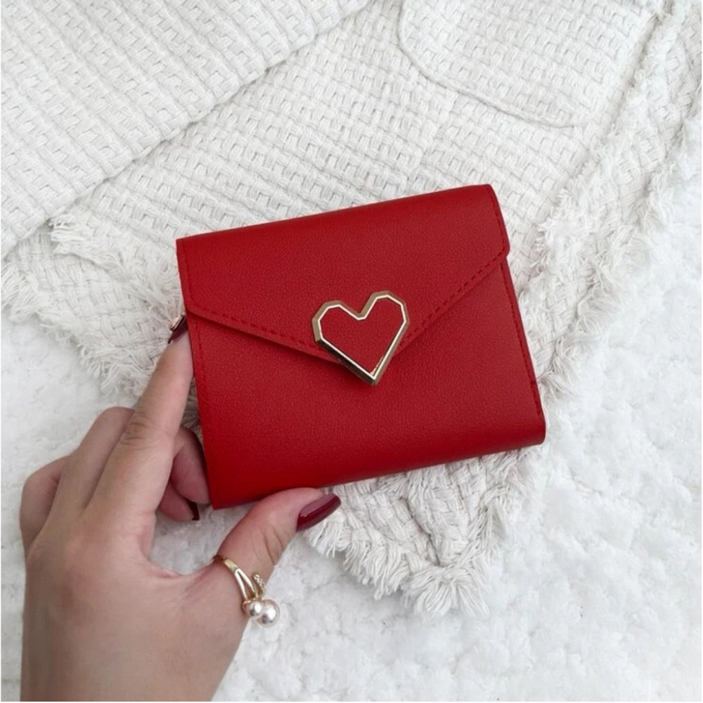 ⚠️Clearance🫧Fold Over Wallet / Card Holder Heart